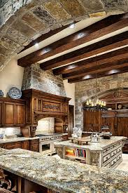 Stone Wood Kitchen Luxury Beauty Http Amzn To 2jx73rt Rustic House Rustic Kitchen Design House Design