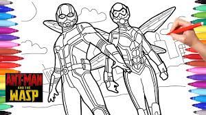 You could also print the image while. Antman And The Wasp Coloring Pages How To Draw Antman And The Wasp Marvel Superheroes Youtube