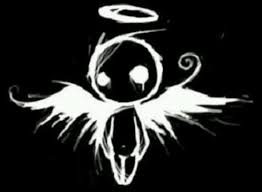 Black And White Angel Cartoon Emo Angel Black Angels Drawings Angel