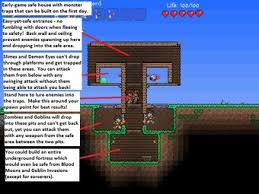 An example of a small, simple base in terraria that covers the basics and is practical without looking utterly terrible. House Defense Terraria Wiki Fandom