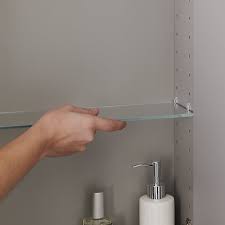 Shop affordable organizers and storage solutions for your kitchen, closet, and workspace. Goodhome Imandra Clear Glass Shelf L 758mm Diy At B Q
