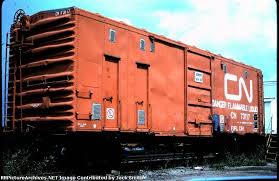 Cn 73117 Fuel Car Work Train Canadian National Railway Car Dates