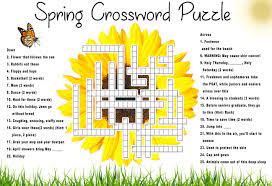 Provide details and share your research! Jump Into The Spring Crossword The Tornado Times