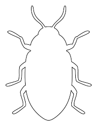 Beetle Big Black Bug In House Printable Beetle Template Insect Crafts Beetle Bug Crafts