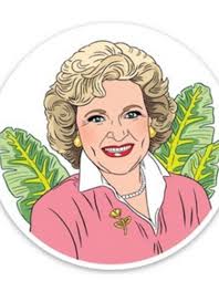 Great prices on dolls & action figures. Betty White Golden Girls Sticker Home