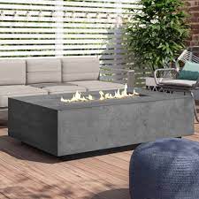 Concrete fire pits are a great choice when looking for an elegant and durable outdoor fire feature. Orren Ellis Kaci Ann 16 H Concrete Outdoor Fire Pit Reviews Wayfair