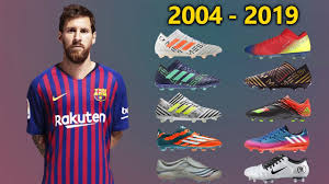 Lionel Messi New Soccer Cleats All Football Boots Ever 2004 2019 Youtube