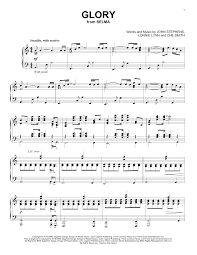 From the latest radio hits to opera and broadway classics, we have hundreds of thousands of professional. Common John Legend Glory From Selma Sheet Music Pdf Notes Chords Film Tv Score Piano Solo Download Printable Sku 414546