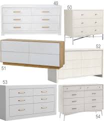 Chests of drawers are essentially tall dressers, utilizing vertical space to occupy a smaller footprint in the bedroom. Get The Look 60 White Dressers For The Bedroom Stylecarrot