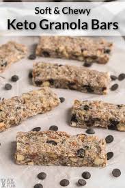 Line an 8 inch pan with aluminum foil leaving a couple of inches overhanging on each side. Keto Granola Bars A High Protein Snack Low Carb Yum