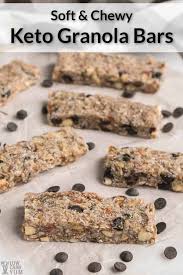 Chocolate alba 77 shake mix 3 tbsp. Keto Granola Bars A High Protein Snack Low Carb Yum