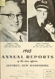 Annual report Town of Jaffrey, New Hampshire