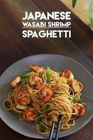 Japanese Wasabi Shrimp Spaghetti Recipe Video Seonkyoung Longest Recipe Spaghetti Recipes Shrimp Spaghetti Asian Recipes