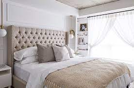 versailles linen king size bed structube chambre a coucher beige tete de lit beige chambre a coucher tendance