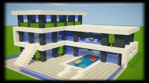 Tuto Grande Maison Moderne Facile A Faire Minecraft Youtube
