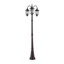 How the c3d can be place all the light pole to the alignment? Noma Outdoor Street Light Waterproof Outdoor Lamp Post Light With Triple Head Design For Backyard Patio Garden Walkway Or Decor Oil Rubbed Bronze Light Pole With Clear Glass Panels 3 Headed Buy