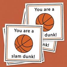 Free Printable Basketball Valentines These Would Be Cute To Hand Out At The Boys Next Basketball Game Ba Valentines For Boys Team Snacks Valentines Cards