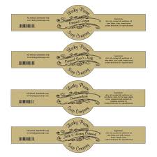 Free Printable Cigar Band Soap Label Template Soap Labels Template Printable Label Templates Diy Soap Labels