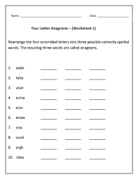 Wordy couldn't make words, the first task, he did the second task you assigned. 4 Letter Anagrams Fill Online Printable Fillable Blank Pdffiller