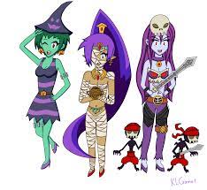 Here are all three of my Shantae Halloween artworks! Enjoy~! [OC Fanart] :  r/Shantae