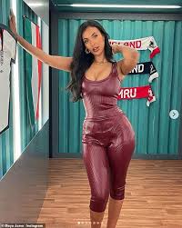 Her birthday is on august 14, 1994, making her 26 years of age. Maya Jama Shows Off Sizzling Curves In Maroon Pvc Body Latest Celebrity News