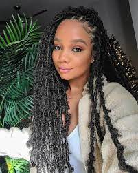 12 Inch Butterfly Locs Crochet Hair Crochet Hair Styles Braids For Black Hair Braided Hairstyles