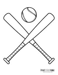 Search through 623,989 free printable colorings at getcolorings. Baseball Gear Coloring Pages Balls Bats Mitts Hats Print Color Fun
