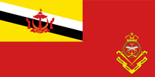 Black and white stripes run across the flag. Brunei Flagge In Lexikon Und Shop