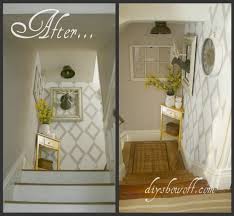 Diy Show Off Budget Friendly Stairwell Landing Makeover Landing Decor Stair Landing Decor Staircase Decor