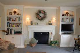 Fireplace bookcases ideas photo gallery. Painted Fireplace Bookcases Existing Mantel Artisan Custom Bookcases Fireplace Bookcase Fireplace Bookshelves Fireplace Design
