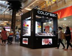Colorbar Makeup Kiosk The Great India Place Mall Noida Mall Kiosk Environmental Graphics Signage Kiosk