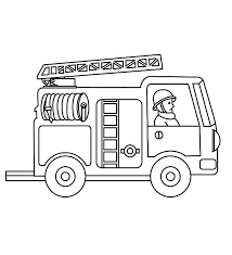 Make a fun coloring book out of family photos wi. View Larger Fire Engine Coloring Page Free Printable Truck Colori On Semi Truck Coloring Pages Free Print Truck Coloring Pages Fire Trucks Fire Trucks Pictures