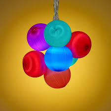20m 200 led christmas string lights wedding xmas party decor outdoor indoor lamp. Multi Colored Balls 20 Light Led Party String Lights 4v722 Lamps Plus