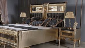 paris luks yatak odasi luxury mobilya daire yatak odasi dekoru yatak tasarimlari yatak odasi
