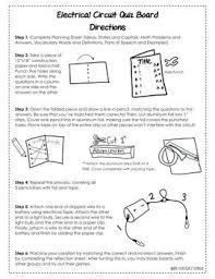 Electrical Circuit Quiz Board Quiz Circuit Games Electricity