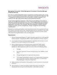 Nric, fin, passport number) of applicants. Management Consultant Senior Management Consultant