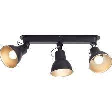 Rampe 3 Spots Industriel Mezzo 3 Xe14 Noir Inspire Spot Industriel Plafonnier Cuisine Spots Cuisine