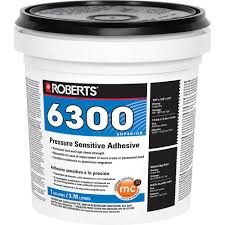 Best seller roberts 3095 4 gal. Roberts 6300 1 Gal Pressure Sensitive Adhesive For Carpet Tile And Luxury Vinyl Tile R6300 1 The Home Depot