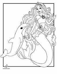 All the imagination of barbie, all the magic of a mermaid. Barbie Mermaid Colouring Pages To Print Free Coloring Library