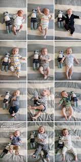 Monthly Baby Pictures Baby S First Year With Stuffed Animal By Kristen Honeycutt Photo Co Monthly Baby Pictures Monthly Baby Photos Baby Month By Month