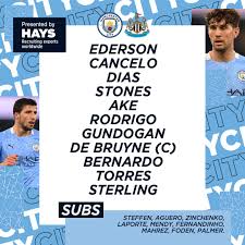 Champions league final 2021 prediction, kick off time. Manchester City On Twitter Your City Line Up To Face The Magpies Xi Ederson Cancelo Dias Stones Ake Gundogan Rodrigo De Bruyne C Bernardo Torres Sterling Subs Steffen Aguero Zinchenko