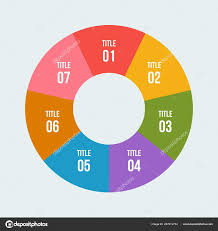 Steps Pie Chart Circle Infographic Circular Diagram Stock