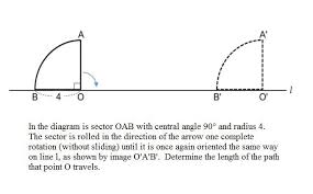 Rotating Quarter Circle Mathematics Directions Math
