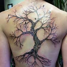 45 Insanely Gorgeous Tree Tattoos On Back Spiritustattoo Com Tree Tattoo Back Tattoos Tree Tattoo Drawings