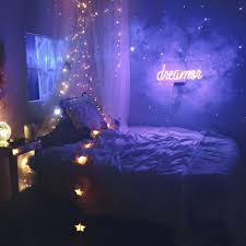 Neon Light Bedroom Ideas Aesthetic Bedroom Dream Rooms Galaxy Bedroom