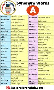 Pin On Synonyms