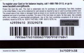 Check the taco bell gift card balance and get your cash back. Gift Card Black And Silver Card Taco Bell United States Of America Taco Bell Col Us Tabell 002 000