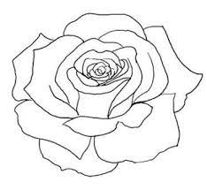 This tattoo is a collaborative effect of thick and thin lines as well as normal and inverse coloring techniques for tattoo designs. Drawing Outline Rose Line Drawing Tattoo Design