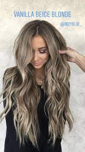 Indy Blue Vanilla Beige Blonde Hair Color Hairstyles Beachy Waves Indyblue Ha Muhtesem Sac Modelleri Sac Ve Makyaj Balyaj