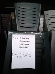 Rumah tangga dan elektronik biasanya harganya diatas 100 ribu. 1672c Chair Rm 25 00 Per Unit Ozora Trading Sdn Bhd Facebook